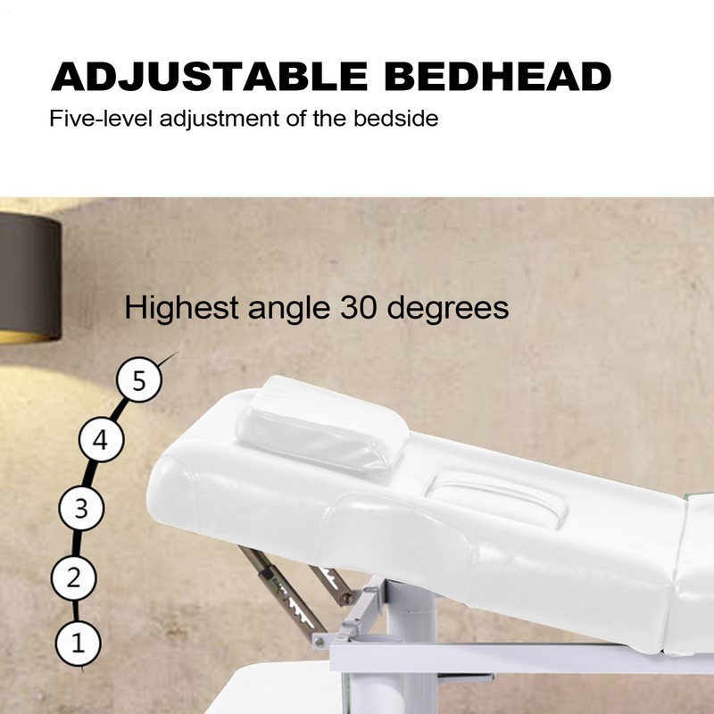 Massage Table Massage Bed Spa Bed 73" Long Facial Bed Salon Beauty w/ Headrest