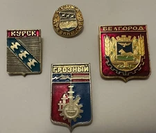 Russian pins Kursk Belgorod Grozniy