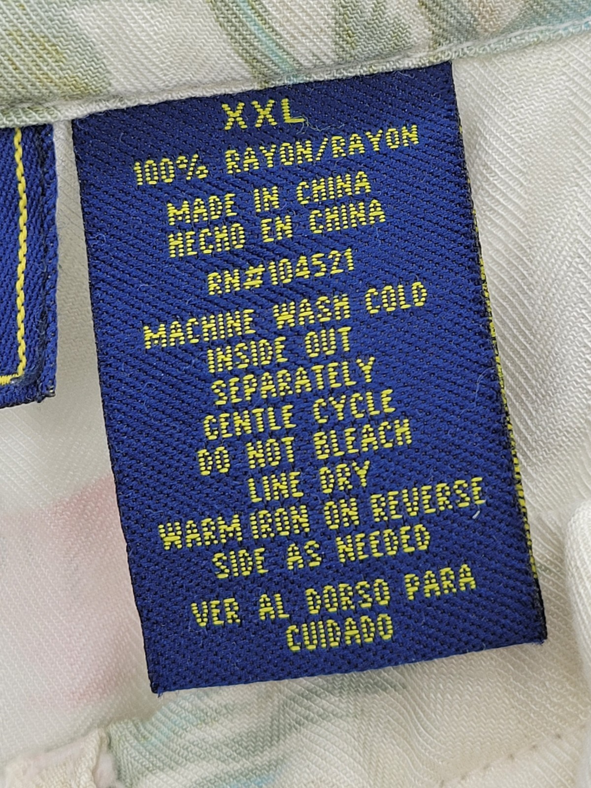 Island Traders Pants Womens XXL Hawaiian Baggy Beachy Boho Flowy Rayon