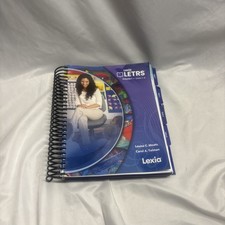 Letrs Teachers Manual Volume 1 Units 1-4 Lexia Moats Tolman