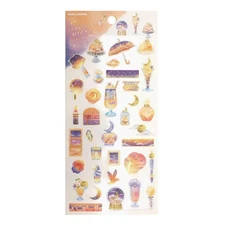 Stickers for lovers of XX Masking tape Material Gold foil Nostalgic dusk 219099