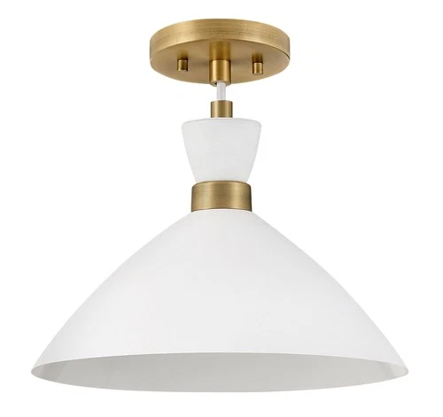 Lark 83257 Simon 1 light 13"W Pendant / Semi-Flush Ceiling - Picture 2 of 13