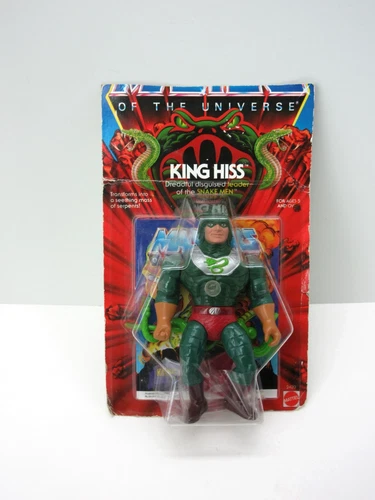 MOTU,Vintage,KING HISS,Masters of the Universe,MOC,Sealed,figure,He-Man