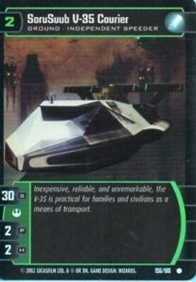 Sorusuub V-35 Courier - FOIL - A New Hope - Star Wars TCG