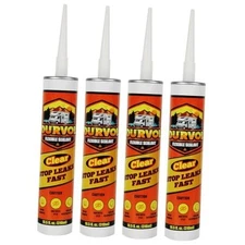 Pro Flex RV Roof Flexible Sealant Caulking Pack-Clear 4