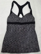 NWOT TYR S 4-6 Black Cross Back Tankini Swim Top 130059
