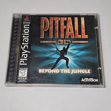 Pitfall 3D: Beyond the Jungle (Sony PlayStation 1, 1998) Complete W Reg Card