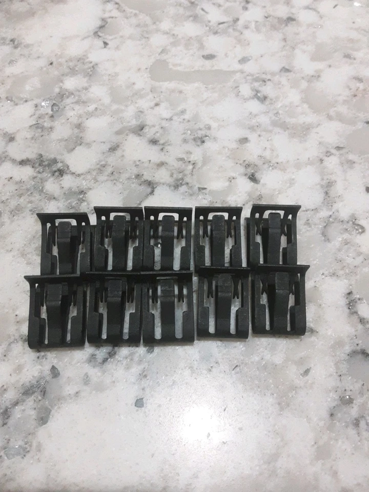 10 clips de ajuste de rejilla de capó OEM para Ford F150 F250 F350 Lincoln W714030-S424 Foto 2 de 2