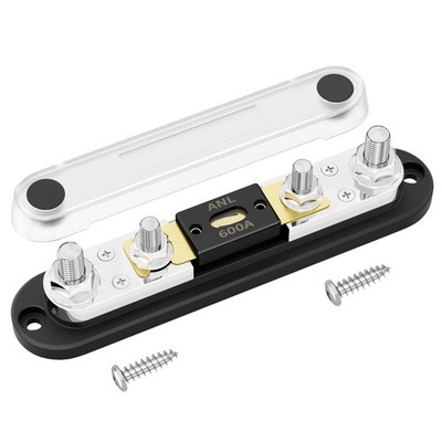 ANL Fuse Holder 600 Amp Fuse M10 Stud Terminals Marine Grade