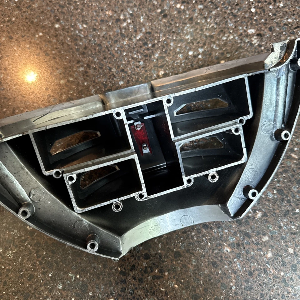 1960-62 Chrysler GAGE BEZEL - for dash, 300/Newport/New Yorker, Plastic - Image 2 of 4