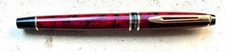 TOLLE GEBRAUCHTE! WATERMAN Expert Füllhalter, rot marmoriert, M Feder
