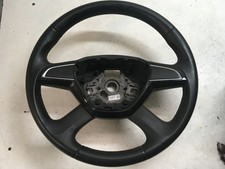 SKODA OCTAVIA 5E (2013) STEERING WHEEL BLACK LEATHER  5E0419091AA