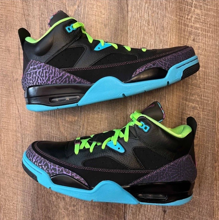 Nike Air Jordan Son of Mars Low Bel-Air Negro Talla 13 Tenis con Caja 580603-019 Foto 3 de 4