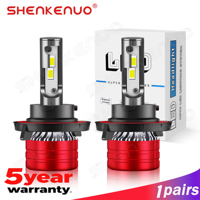 H13 LED Headlight Bulb High Low Beam Cool White 6000K Halogen Lamp Replacement