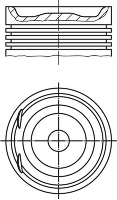 MAHLE Kolben 012 20 00 für LOTUS OPEL SPEEDSTER CC CADILLAC ZAFIRA T98 ASTRA A04