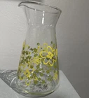 Vintage Pyrex Spring Blossom Crazy Daisy Juice Carafe Pitcher 1 Qt No Lid