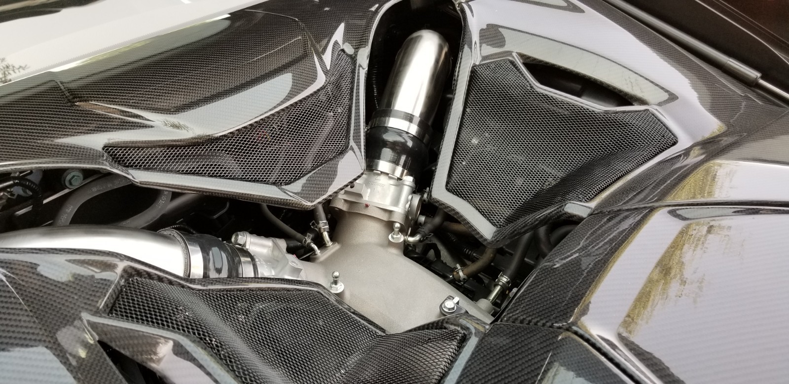 Pride Exhaust Acura NSX 2017-2022 Steel Charge Inlet Pipes  NC1 Turbo type S