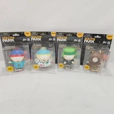 South Park 2024 Figures CARTMAN, KYLE, STAN and KENNY 3.75" Complete Set Of 4