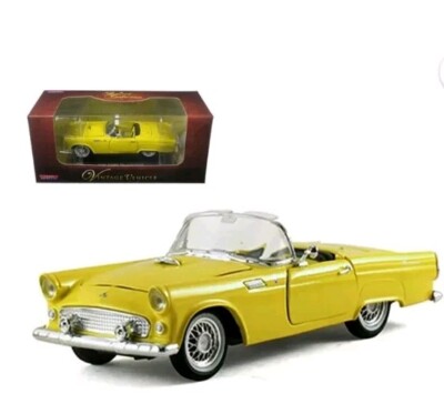 1955 Ford Thunderbird Convertible Yellow 1/32 Diecast Car Model by Arko Products