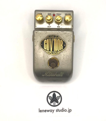 Marshall Guv'nor Plus Distortion Guitar Effect Pedal from japan Tested