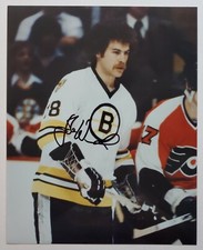 John Wensink Signed 8x10 Photo NHL Boston Bruins Legend Autograph RAD