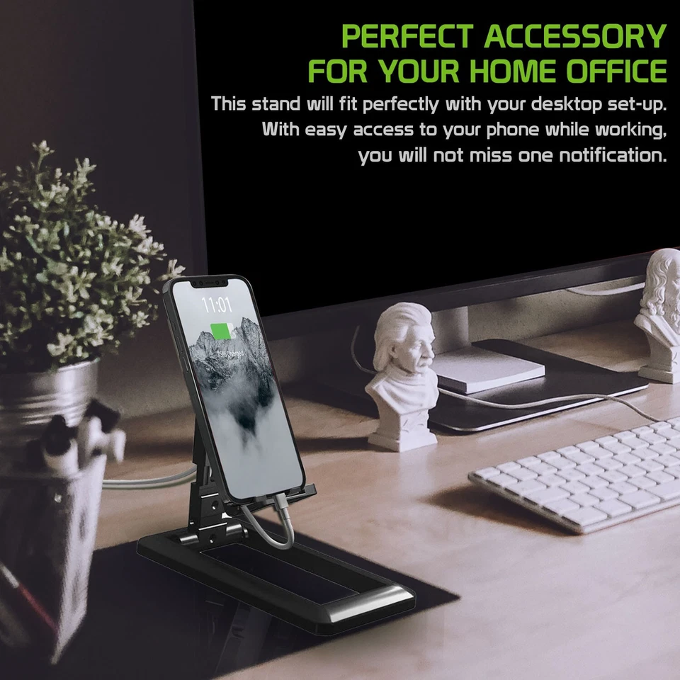 Cellet Desktop Adjustable Non-Slip Rubberized Grips Cell Phon or Tablet Stand - Image 2 of 4