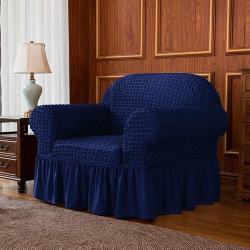 Subrtex Slipcover Sofa Chair Couch Cover Protector Stretch Skirt Furniture Soft - Picture 47 of 126