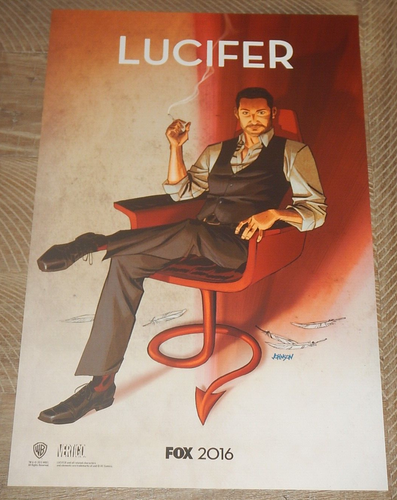 SDCC 2015 FOX 2016 LUCIFER 11 X 17 PROMO POSTER/ PRINT 2022