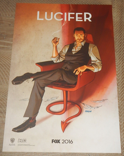 SDCC 2015 FOX 2016 LUCIFER 11 X 17 AFFICHE PROMO/IMPRESSION 2022 - Photo 1 sur 3