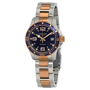 Longines-HydroConquest-Blue-Dial-Ladies-Two-Tone-Watch-L33403987