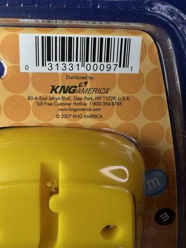 M&M's Graphic Trim-Line Phone - Desk or Wall Mount Yellow 2007 KNG America - NEW - Picture 6 of 6