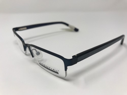 Essential Eyewear Eyeglass Frames E2955U Navy Blue 46-16-125mm Half Rim JN96