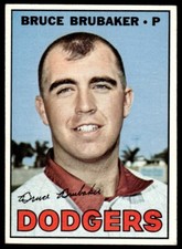 1967 Topps Bruce Brubaker Los Angeles Dodgers #276