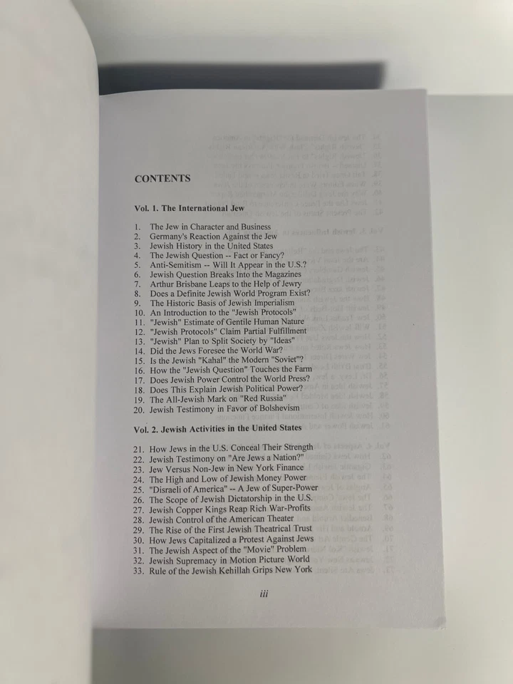 The International Jew - Henry Ford (All 4 Volumes) (Hardcover) - Image 4 of 4