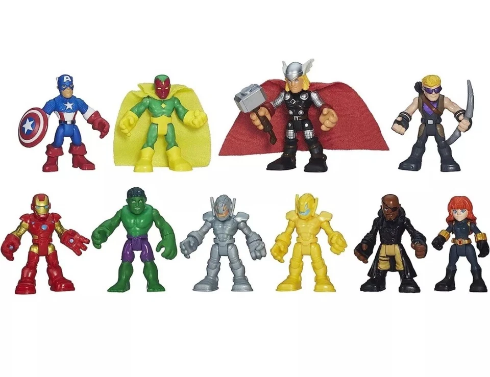 Figura de acción Marvel Super Hero Adventures Ultimate Super Hero paquete de 10 Foto 3 de 4