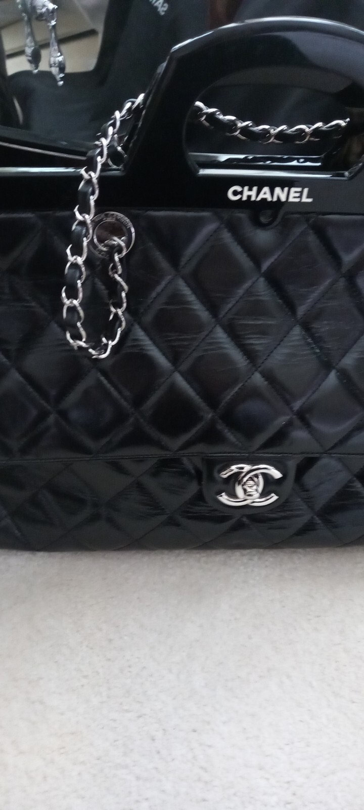 Chanel Bag Authentic. Very Rare. Authenticity Cards. Bought 15yrs Ago. No Box image 8