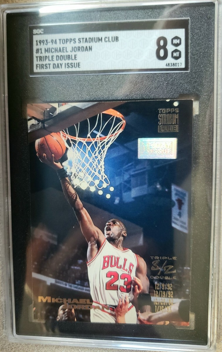 TOPPS STADIUM CLUB ＆ BOWMAN 1993-94 Topps Stadium Club FIRST DAY ISSUE Michael Jordan #1