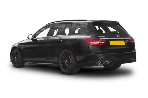Genuine Splash Guards Mud Flaps For 2015-2021 Mercedes Benz C Class AMG T-Model - Picture 8 of 10