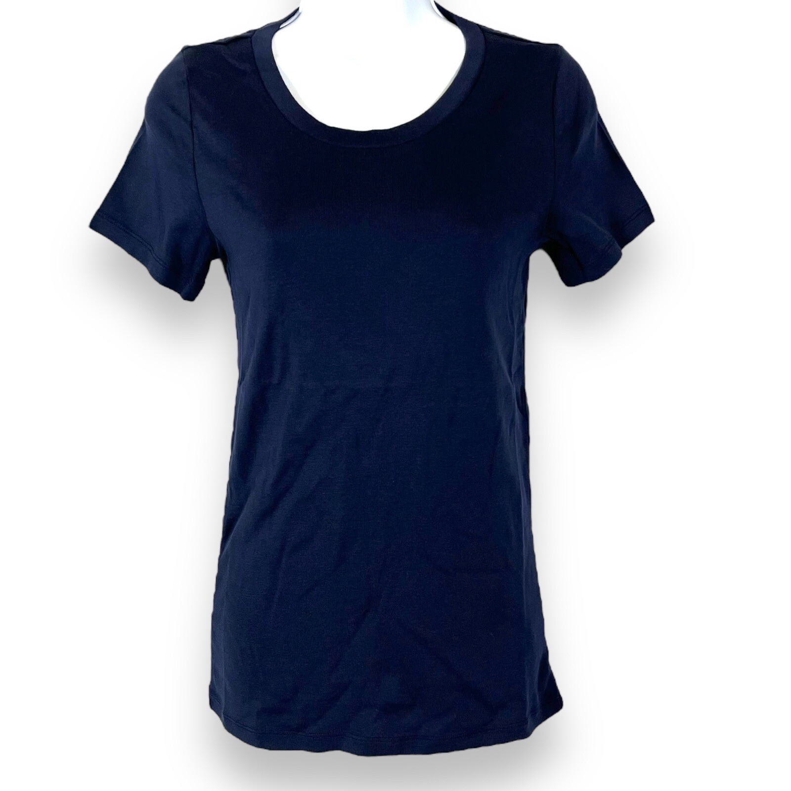 NWT J.Crew Perfect Fit Tee Navy Blue TShirt Short Sleeve Crew Neck