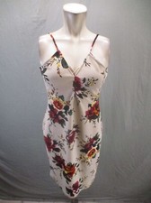 Unbranded Size XS Womens Floral Open Back Cami Stretch Short Bodycon Dress 868