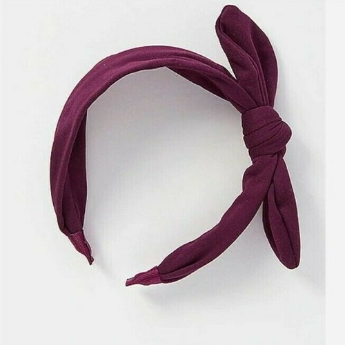 👧*NEW* Justice Girls Knot Headband (Blue/Coral/Navy/Maroon/Gray)👧 - Picture 14 of 19