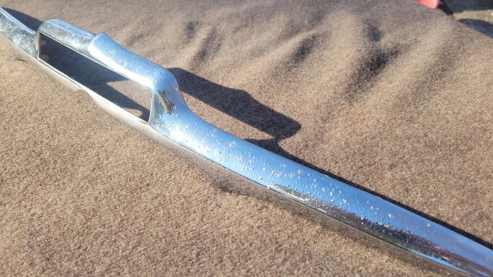 1950 1951 Hudson Hornet Commodore cromo maletero moldura OEM Foto 3 de 4