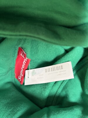 2012 SS12 Supreme Arabic Logo Hoodie Green Deadstock New with tag