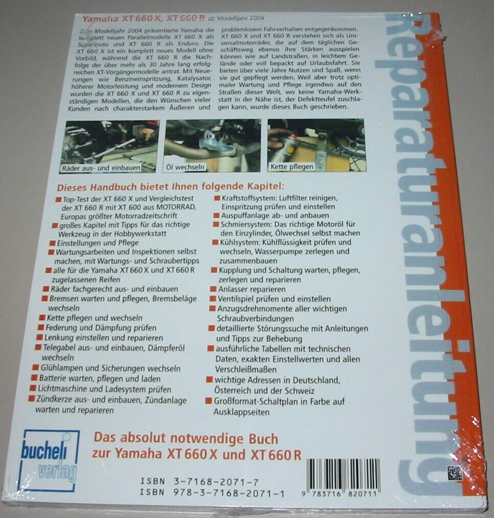 Thumbnail - Reparaturanleitung Yamaha Xt 660 X Xt 660 R Ab Baujahr 2004 Reparatur