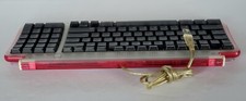 Rare Apple USB Keyboard Clear Strawberry Red ...