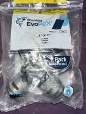  2 Pack SharkBite EvoPEX 1" x 1" Elbow Push to Connect 90 K260Z2 78E