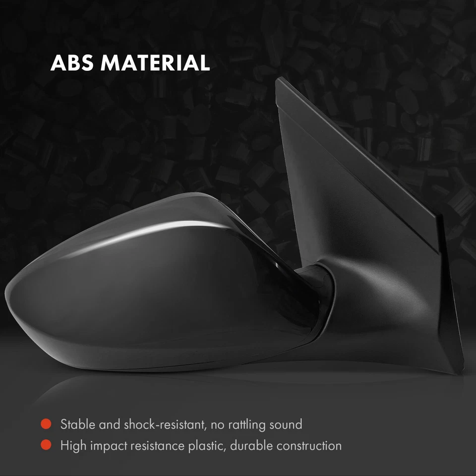 Espejo retrovisor eléctrico térmico negro pasajero derecho para Hyundai Elantra GT 2013 2014-2017 Foto 3 de 4