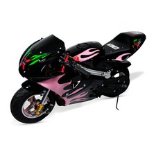 50CC PINK MINI POCKET MOTORCYCLE MOTO MOTOR BIKE SPORTS RACER - PETROL OFF ROAD