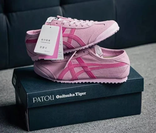 ASICS Patou x Onitsuka Tiger MEXICO 66 Rosa antiscivolo e resistente all'usura top basso