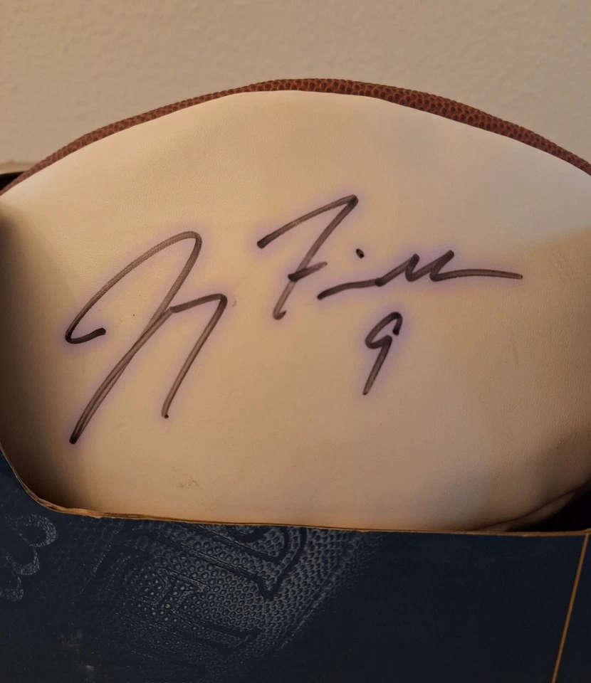 Futebol americano autografado Miami Dolphins QB Jay Fiedler na caixa original. Certificado de autenticidade incluído - Imagem 2 de 4